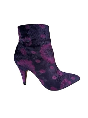 Botín vintage de terciopelo en punta de Carlos Santana  Foto 1 de 3