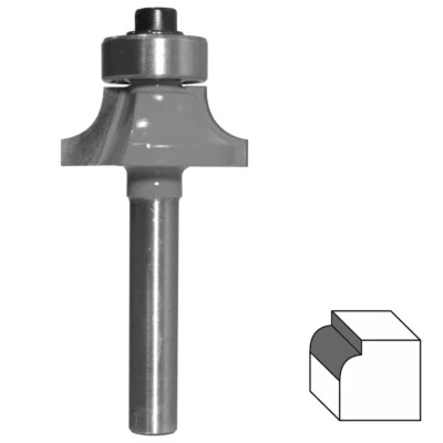 HM Abrundfräser R-5 mm, Schaft 6 mm, Profielfräser Radienfräser Profielkante