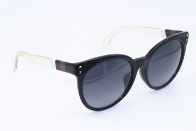 FENDI FF 0083/F/S E6IHD BLACK CLEAR BEIGE FRAMES AUTHENTIC SUNGLASSES 56-19 - Image 1 of 4