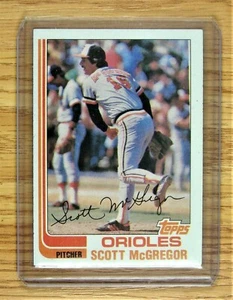 1982 Topps SCOTT McGREGOR #617 Baltimore Orioles Baseball Card - Picture 1 of 3