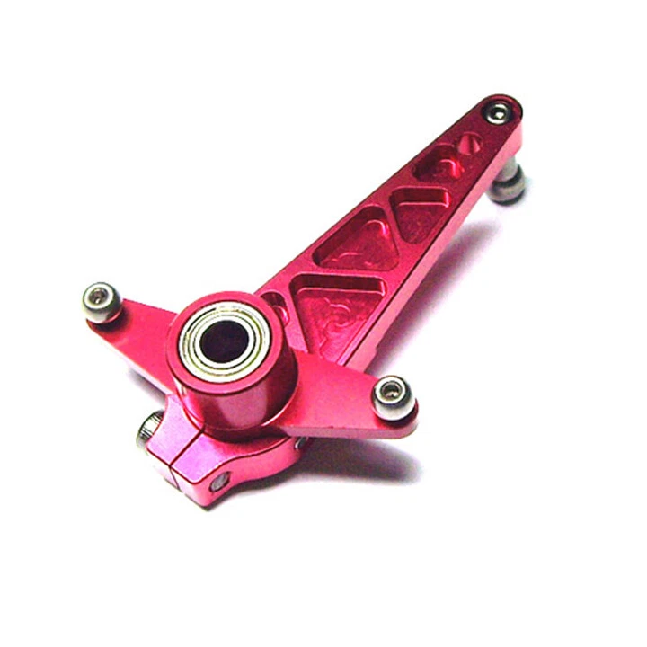 Thunder Tiger #PV1565-R Metal Aileron Control Arm Set (Red) - Left Raptor G4   - Image 1 of 1