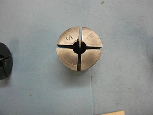 USED LARGE TAP COLLET 2" OAL X 1-1/4" SQUARE END 5/8" BORE *605 - Picture 1 of 2