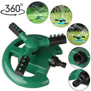 360° Rotating Lawn Sprinkler System Auto Water Watering Spray Irrigation 360 New - Picture 1 of 8