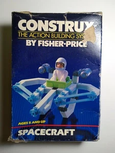 1984 Construx Fisher Price Spacecraft #562 Retro Toy BRAND NEW FACTORY SEALED - Picture 1 of 5