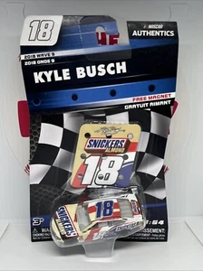 2018 NASCAR Authentics Wave 9 #18 Snickers Almond Kyle Busch 1/64 Diecast - Picture 1 of 2