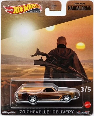 HOT WHEELS CULTURA POP STAR WARS THE MANDALORIAN '70 CHEVY CHEVELLE ¡ENTREGA! Foto 1 de 2