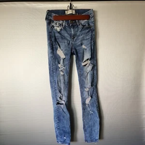 Mudd Flex Stretch Women's Ripped Jeans Size 3 Low Rise Skinny  - Picture 1 of 6