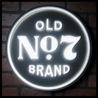 Jack Daniels Old No. 7 Brand LED Sign - Lives Here - Tennessee Whiskey  Licensed - Image 1 of 3
