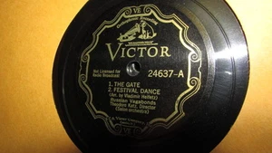 SALON ORCHESTRA VICTOR 78 RPM RECORD 24637 THE GATE - Picture 1 of 1