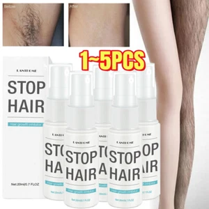 Painless Hair Removal Spray Stop Hair Growth Inhibitor Remover for Face & Body - Picture 1 of 30