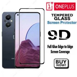 Tempered Glass Full Screen Protector 9D Curved For Oneplus Nord,2T ,N20 5G,CE 5G - Picture 1 of 4