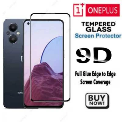 Tempered Glass Full Screen Protector 9D Curved For Oneplus Nord,2T ,N20 5G,CE 5G - Image 1 of 4