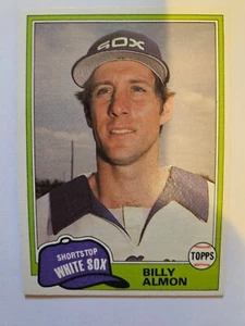 Billy Almon 1981 Topps negociado #730 casi nuevo - Imagen 1 de 1
