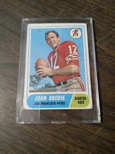 1968 Topps Football - Base - Standard - John Brodie #139 - Bild 1 von 2