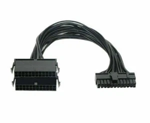 Dual PSU Power Supply Splitter Cable 24-pin ATX Motherboard Mainboard Adapter ≎ - Picture 1 of 1