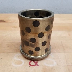 Selflube GS250-32-G Guide Pin/Self Lubricating Bushing, Bronze/Graphite 3x3.5x4" - Picture 1 of 10
