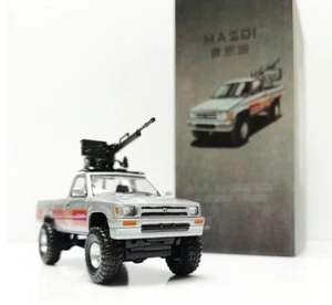 CZ Masdi 1:64 grau 1995 Hilux RN80 Pickup Truck Modell Diecast Sammelauto - Bild 1 von 7
