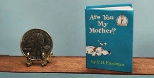 1:6 SCALE MINIATURE BOOK ARE YOU MY MOTHER DR. SEUSS PLAYSCALE BARBIE - Picture 1 of 12