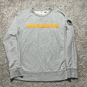 Levi's x Golden State Warriors NBA Collab Pullover Sweater Mens Medium Terry - Picture 1 of 8