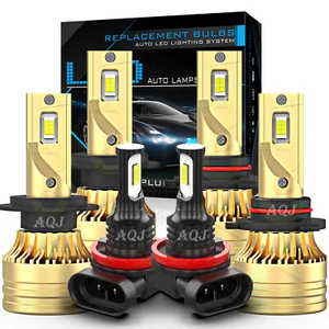 For Subaru Outback 2010-2014 6X LED Headlight High Low + Fog Bulbs Combo 6000K - Picture 1 of 24