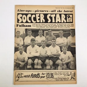 Soccer Star Weekly 29th November 1958 Vol 7 No 10 Cover Fulham - Bild 1 von 12