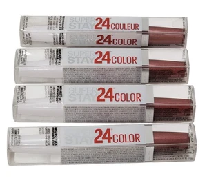 4 Maybelline Super Stay 24 HR Liquid Lipsticks #925 BROOKLYN SUNSET Lot Of 4 NEW - Picture 1 of 7