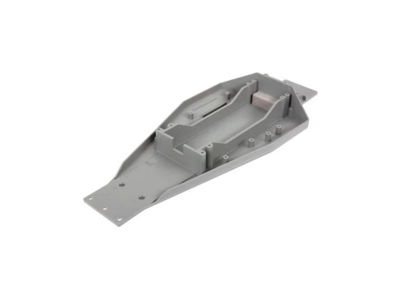Traxxas 3728A Lower Chassis (Gray) 166mm Long Battery Compartment 2WD Bandit ... - Image 1 of 1