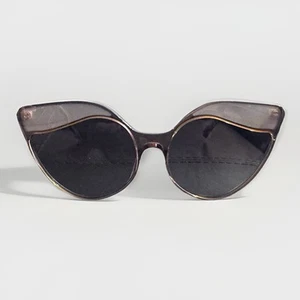 Linda Farrow - 871 C2 Cat Eye Sunglasses - Tobacco Peach - Picture 1 of 10