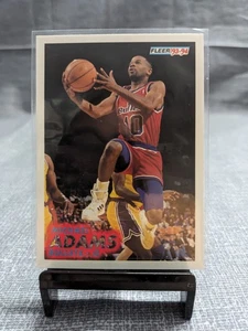 1993-94 Fleer #213 Michael Adams Perforated Promo Sheet Singles - Picture 1 of 2