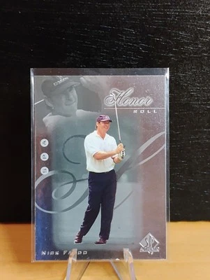 2001 Nick Faldo Upper Deck SP Authentic Honor Roll #HR24 PGA - Image 1 of 2