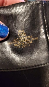 Hermosas botas de cuero hasta la rodilla negras Polo Ralph Lauren para mujer talla 10 millas - Imagen 1 de 11