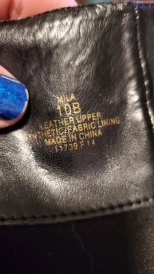  Polo Ralph Lauren  Women's Black Beautiful Knee High Leather Boots Sz 10 Mila - Image 1 of 4