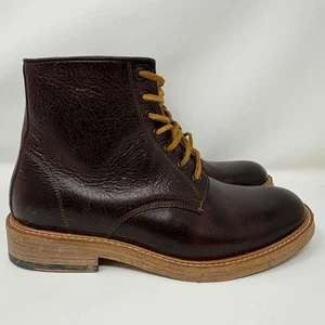 ¡¡Botas de cuero marrón oscuro WILL Leather Goods!! ¡Talla 8,5 para hombre! - Imagen 1 de 14