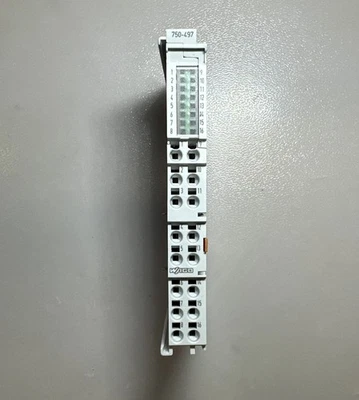 WAGO 750- 497 8-Kanal-Analogeingang; DC 0 … 10 V/±10 V; Single-Ended - Bild 1 von 3