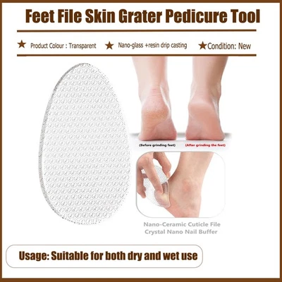 Dead Skin Calluses Scrubber Feet File Skin Grater Pedicure Tool Gentle on Feet - Image 1 of 4