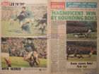 All Blacks To South Africa 1970 Rugby Newspaper July