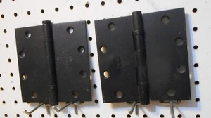 5 X 5 RODAMIENTO DE BOLAS DE LATÓN MACIZO COMERCIAL EMTEK ASSA ABLOY BISAGRA NEGRO SATINADO - Imagen 1 de 2