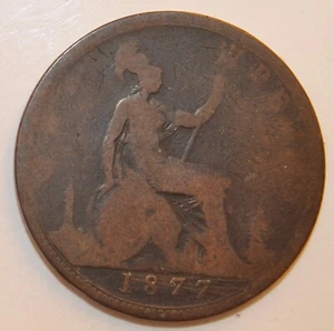 1877 Great Britain Penny Lot 101 - Picture 1 of 2