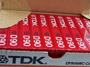 TDK D 90 USA 1986 10ER-PACK leere Audiokassette Band (versiegelt) neu aus alt... - Bild 1 von 7