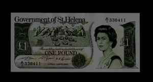 SAINT HELENA ( 1 ) BANKNOTE 1 PFUND ND ( 1981 ) P 9 BANKFRISCH - Bild 1 von 2