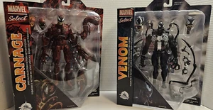 Carnage Disney Exclusive and Venom Action Figures - Never Opened - Marvel Select - Picture 1 of 11
