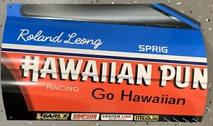 WOW!!!Curved Hawaiian Punch RACE CAR DRAG RACING Door Style Sign DRAGSTER - Picture 1 of 5