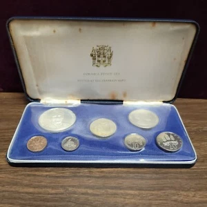 1971 Jamaica Proof Coin Set - 7 Coins - Picture 1 of 12