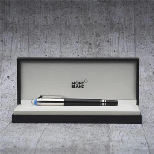 Montblanc Starwalker Duoé Füllfederhalter Resin Schwarz Platiniert ID 118871 OVP - Bild 1 von 7