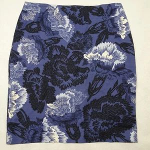Ann Taylor Factory Petite Size 6P Floral Print Lined Pencil Straight Skirt NEW - Picture 1 of 8