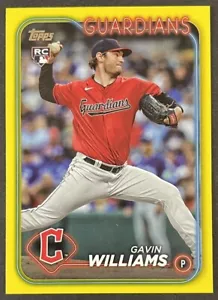 Topps Gavin Williams 2024 amarillo radiocontrol #242 - Imagen 1 de 2