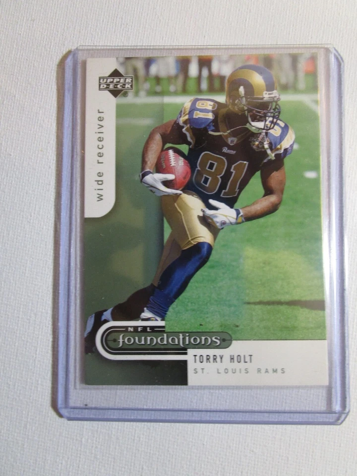 2005 Upper Deck Foundations TORRY HOLT #91 Rams  - Image 1 of 1