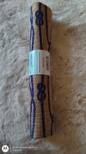 Shore Living SAILOR KNOT 100% JUTE BURLAP cut CRAFT FABRIC 18 x 21" nautical NEW - Picture 1 of 2