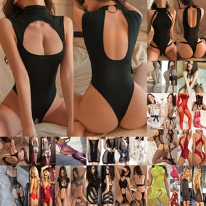 Mujeres Dama Sexy Lencería Encaje Vestido Tanga Ropa Interior Babydoll Prendas para dormir Lote - Imagen 1 de 437