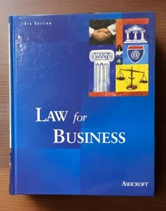 LAW FOR BUSINESS By Janet Ashcroft - 15th Edition - Hardcover 2005 - Picture 1 of 5